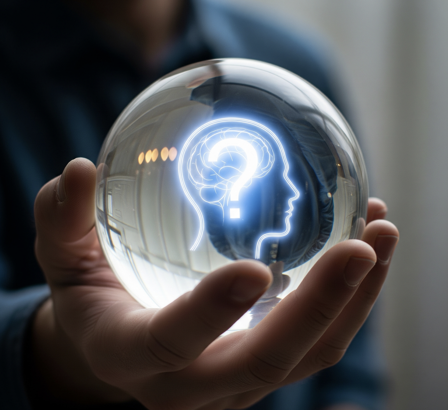 Crystal ball yes no oracle providing instant guidance and answers